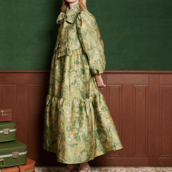 Sister Jane - Nord Jacquard Bow Dress - NWT - L - Picture 2 of 7